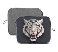 Custodia per laptop antiurto Custodia per laptop impermeabile Borsa per laptop con faccia di tigre Custodia da viaggio per computer da 14 pollici