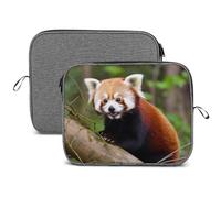 Custodia per laptop antiurto Custodia per laptop impermeabile Borsa per laptop Little Red Panda Custodia da viaggio per computer da viaggio Cartella da 14 pollici