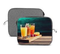 Custodia per laptop antiurto Custodia per laptop impermeabile Borsa per laptop Succo sulla tavola di legno Custodia da viaggio Valigetta per computer da 13 pollici