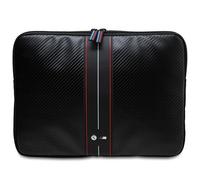 Custodia per laptop BMW Carbon da 16" con strisce rosse e nere
