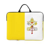 Custodia per laptop con bandiera del Vaticano (16,5 x 12,2 pollici), compatibile con laptop da 14" per una facile conservazione