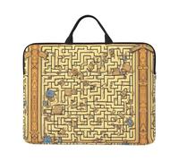 Custodia per laptop con motivo labirinto del tesoro (16,5 x 12,2 pollici), guscio protettivo anti-collisione, design portatile portatile