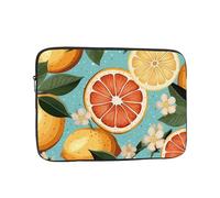 Custodia per laptop con pittura di agrumi da 15 pollici, custodia per laptop TSA antiurto custodia protettiva per notebook resistente all'acqua Custodia per il trasporto del computer valigetta borse