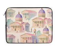 Custodia per laptop con stampa ad acquerello, per professionisti, custodia antiurto in neoprene compatibile con MacBook da 10/12/13/15/17 pollici, Dell XPS e tablet (B, 17")
