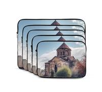 Custodia per laptop con stampa chiesa armena custodia per laptop portatile borsa per laptop alla moda valigetta durevole per uomo donna borsa da 10 pollici