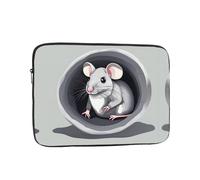 Custodia per laptop con stampa Mouse in the Hole da 12", per lavoro/ufficio