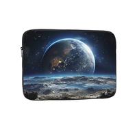Custodia per laptop da 10 pollici con immagine della Terra vista dalla Luna