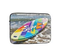 Custodia per laptop da 10 pollici, custodia per computer portatile Surf's up custodia da trasporto per tavola da surf, antiurto, per uomini e donne