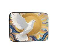 Custodia per laptop da 10 pollici, custodia per laptop con colomba sole, custodia da trasporto antiurto per laptop da uomo e donna