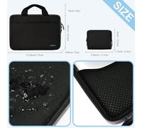 Custodia per laptop da 13,3 pollici, borsa compatibile con tutti i modelli di MacBook Air/Pro da 13,3 pollici, XPS13, la maggior parte