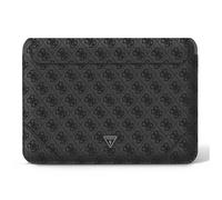 Custodia per laptop da 14" Guess 4G Uptown Triangle Logo nera