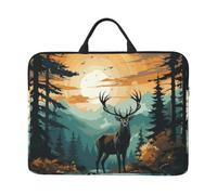 Custodia per laptop da 14 pollici antiurto custodia protettiva per notebook alce opera d'arte borsa per computer portatile borsa per computer portatile