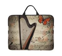 Custodia per laptop da 14 pollici antiurto custodia protettiva per notebook arpa e farfalla borsa per computer portatile borsa per computer portatile