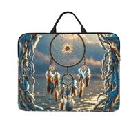 Custodia per laptop da 14 pollici antiurto protettiva per notebook Native American Dream Catcher custodia per laptop borsa per computer