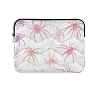 Custodia per laptop da 15-16 pollici borsa portaoggetti per laptop rosa ragno insetto custodia rigida con cerniera per viaggio di lavoro caso para laptop