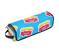 Custodia per laptop da 15-16 pollici con cuscinetto resistente al calore, rosa e giallo, per autobus riscaldanti, borsa da viaggio organizer