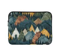 Custodia per laptop da 15-16 pollici manica sottile per laptop colorato Mountain Peak Tree Custodia per computer con cerniera per lavoro viaggi altego trasparente laptop