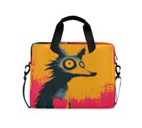 Custodia per laptop da 15-16 pollici, sottile, custodia per computer portatile Crazy Creature Fox Custodia per San Valentino con cerniera per viaggi di lavoro