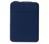 Custodia per laptop da 15,6" in lino resistente all'acqua con tasca frontale, compatibile con la maggior parte delle principali marche di laptop.