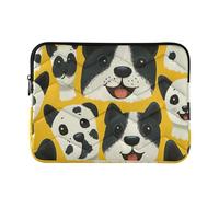 Custodia per laptop da 15 a 16 pollici, custodia classica per laptop, cani, scarabocchi, borsa per computer con cerniera per viaggi di lavoro von holzhausen
