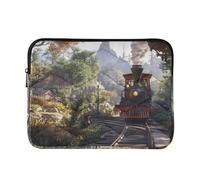 Custodia per laptop da 15 a 16 pollici, custodia leggera per laptop Disneyland borsa per computer con cerniera per viaggi di lavoro