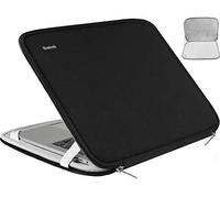 Custodia per laptop da 15 pollici, protettiva e resistente agli urti, a libro, compatibile con computer portatili, notebook e tablet HP, ASUS, Acer e Lenovo da 15" a 15,4", nero