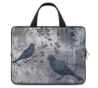 Custodia per laptop da 17 pollici, ultra sottile, leggera e impermeabile, in neoprene resistente, con cinghia da polso