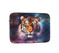 Custodia per laptop da donna con stampa tigre galassia custodia sottile per notebook custodia per notebook custodia protettiva antiurto per notebook da 15 pollici