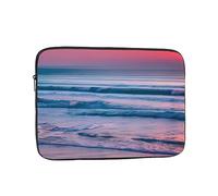 Custodia per laptop da spiaggia con tramonto Custodia per laptop impermeabile Copertura per il trasporto del computer antiurto Protezione per laptop da viaggio da 12 pollici