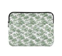 Custodia per laptop da ufficio, protezione completa | Imbottitura interna morbida e soffice, facile da trasportare, sottile, si adatta all'interno dello zaino, verde chiaro