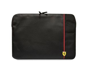 Custodia per laptop Ferrari Carbon Smooth Black da 14"