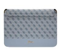 Custodia per laptop Guess 4G Stripe Metal Logo Blu da 14"