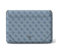 Custodia per laptop Guess Uptown Triangle da 16" blu