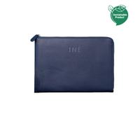Custodia per laptop Ine in pelle riciclata 14/15 Blu - Nouvo