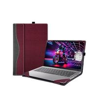 Custodia per laptop Lenovo Yoga 7 2 in 1 14AHP9 e Yoga 7 2 in 1 14IML9 [non per Yoga Pro 7 Series], custodia protettiva in pelle PU con portapenne (bordeaux)