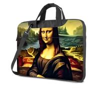 Custodia per laptop Leonardo Da Vinci'S Monna Lisa: un capolavoro reinventato Borsa per laptop Borsa a mano Zaini per laptop, Colore, 29x40cm