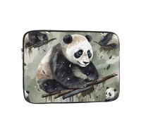Custodia per laptop manica pittura a inchiostro Panda borsa per laptop Custodia per computer da 15 pollici custodia protettiva per notebook copertura