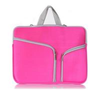 Custodia per laptop multi tasca colorata per trucco, Rosa acceso, 48 EU