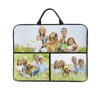 Custodia per laptop personalizzata da 14 pollici, custodia per laptop personalizzata con manico rinforzato, borsa per laptop in tessuto Oxford resistente all'acqua