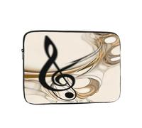 Custodia per laptop resistente all'acqua Music Note - Custodia protettiva antiurto sottile e portatile per laptop da 10 pollici, 12 pollici, 13 pollici, 15 pollici e 17 pollici