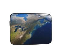 Custodia per laptop Sleeve View from Space America Borsa per laptop Custodia da trasporto per computer da 15 pollici Custodia protettiva per notebook
