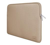 Custodia per laptop UNIQ da 14" resistente all'acqua, colore marrone.