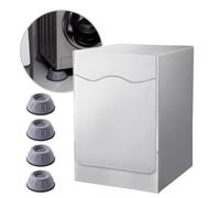 Custodia per lavatrice esterna, impermeabile, supporto per lavatrice, confezione custodia per lavatrice e 4 gambe antigraffio, compatibile con lavatrici 7-8 kg e 9-10 kg, protezione contro