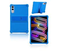 Custodia per Lenovo Xiaoxin Pad Pro GT Tablet 11.1 Pollici 2025 Ultimo TB710FU, yystao Bambini Morbido Silicone Case Supporto Regolabile (Blu)