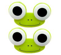 Custodia per lenti a contatto, Custodia per lenti a contatto 2 pezzi 3x2x1 Forma di rana forma di cartone animato da viaggio con adorabili occhi grandi, pratico e carino per la casa e il viagg