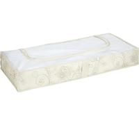 Custodia per Lenzuola ed Abiti - Scatola per Biancheria e Lenzuola Sottoletto, 103x44.98x15.98cm, Beige