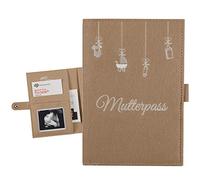 Custodia per libretto di maternità in feltro - Tasca per libretto di maternità - organizzatore per libretto sanitario con molte tasche per immagini ad ultrasuoni | regalo per donne in gravidanza