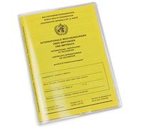 Custodia per libretto vaccinale attuale, trasparente e su misura, realizzata in Germania, resistente agli strappi, dimensioni: 10 x 13,7 cm, 1 pezzo,