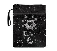 Custodia per libri con gatto So Many Books So Little Time, copertine per libri in brossura, maniche blu per libri con protezione con cerniera, 29 x 21 cm