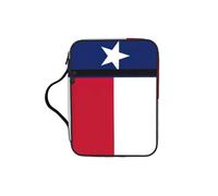 Custodia per libri con stampa della bandiera dello stato del Texas, custodia per libro con manico resistente, borsa protettiva per chiesa della Bibbia, per uomini e donne